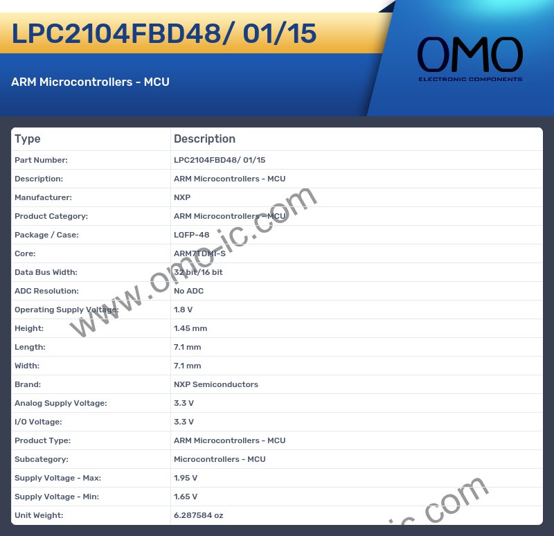 LPC2104FBD48/ 01/15