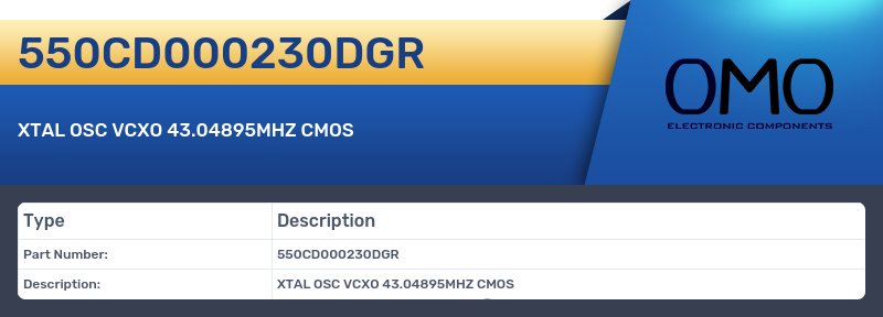550CD000230DGR