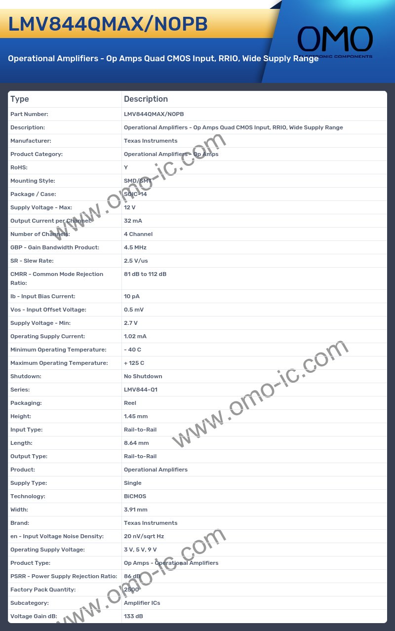 LMV844QMAX/NOPB