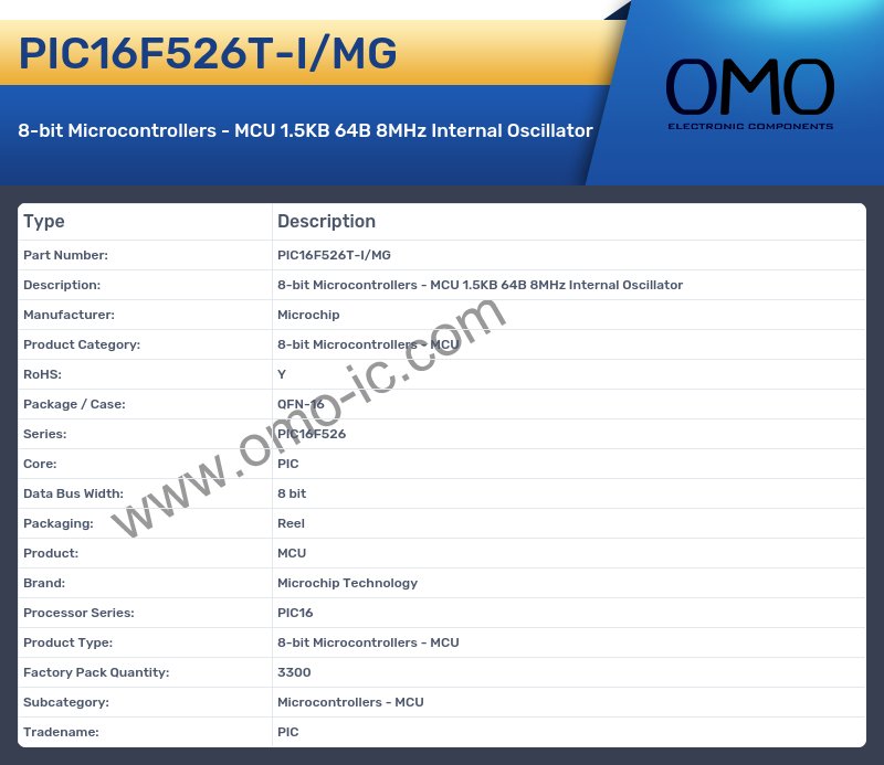 PIC16F526T-I/MG