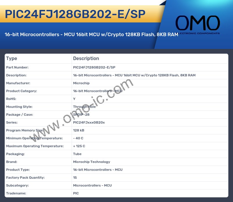 PIC24FJ128GB202-E/SP