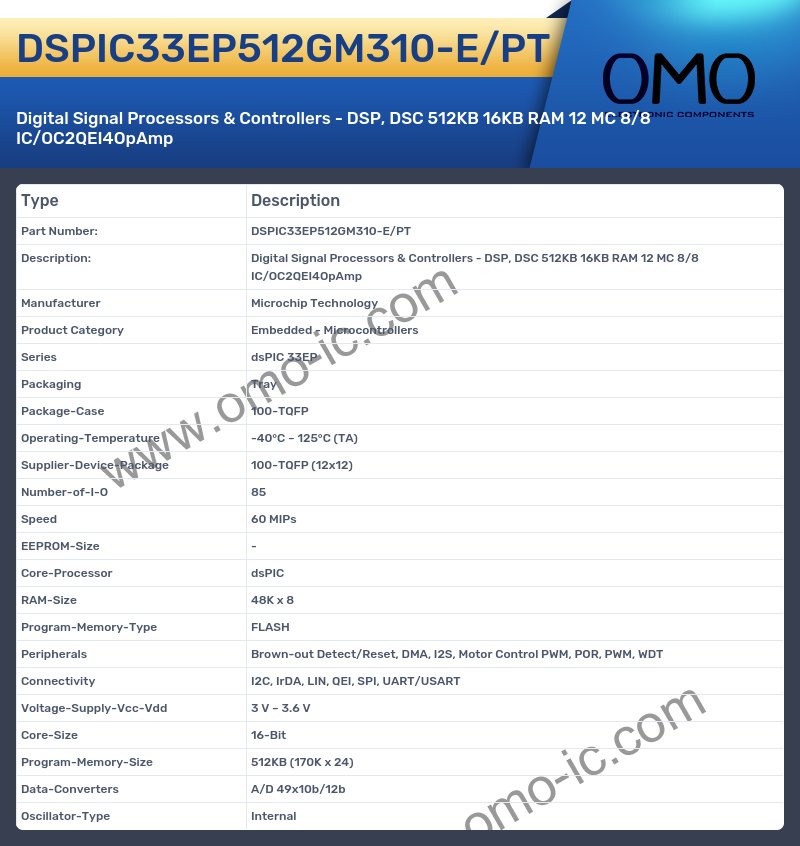 DSPIC33EP512GM310-E/PT