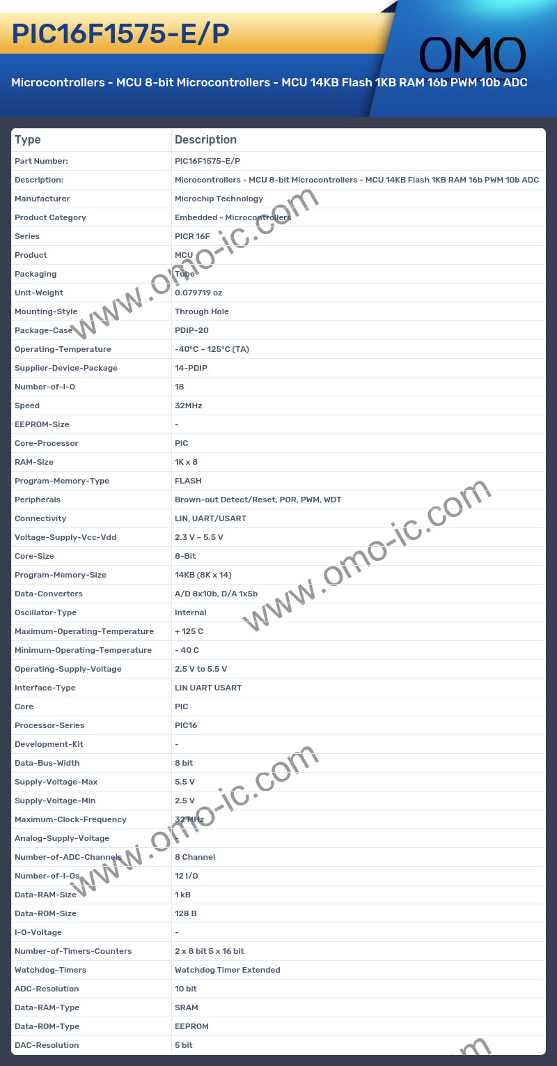 PIC16F1575-E/P