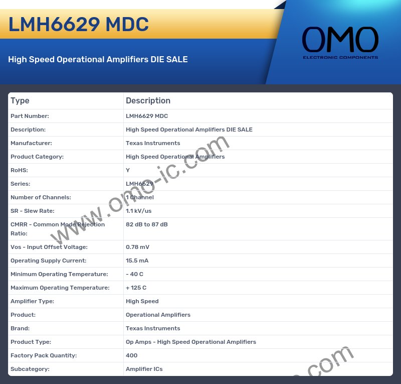 LMH6629 MDC