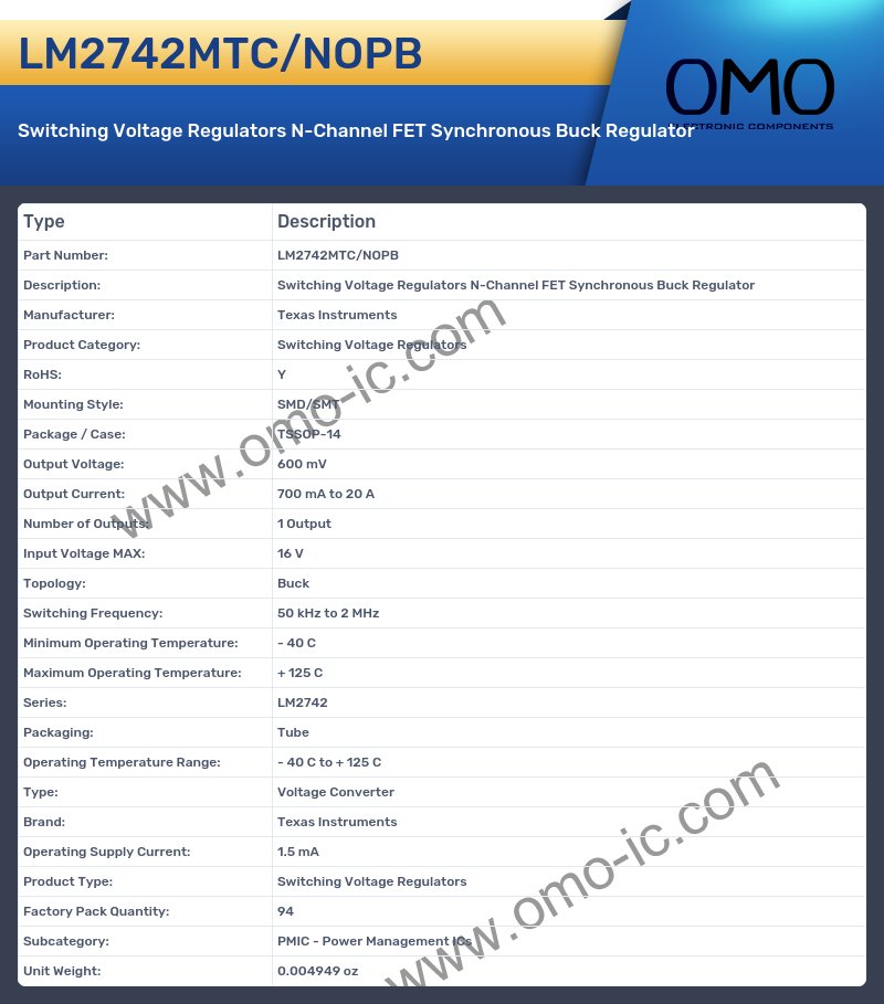 LM2742MTC/NOPB
