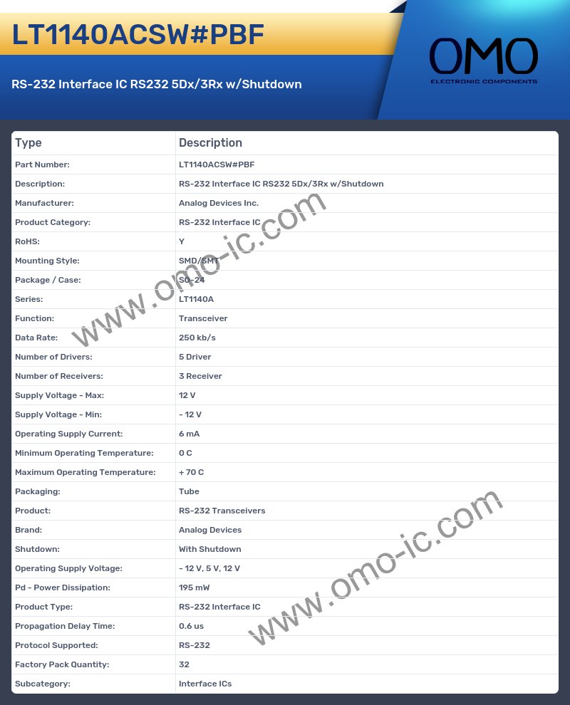 LT1140ACSW#PBF
