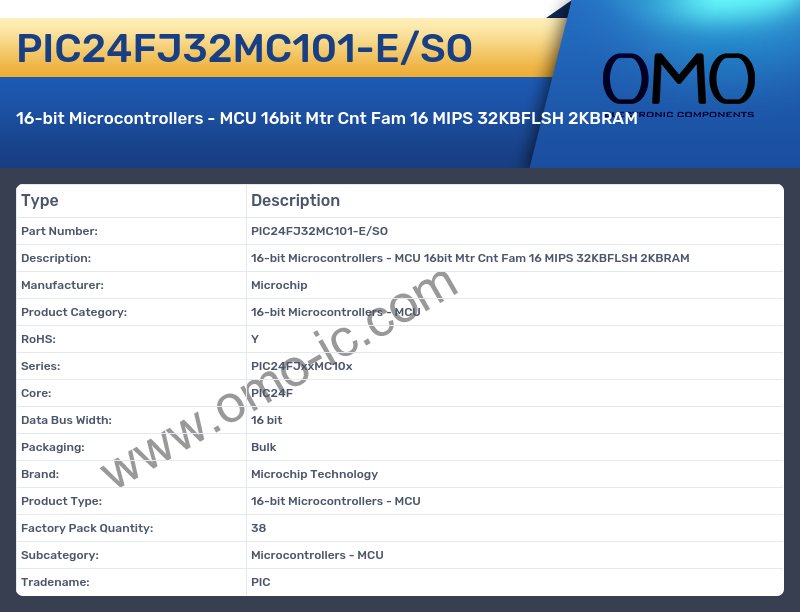 PIC24FJ32MC101-E/SO