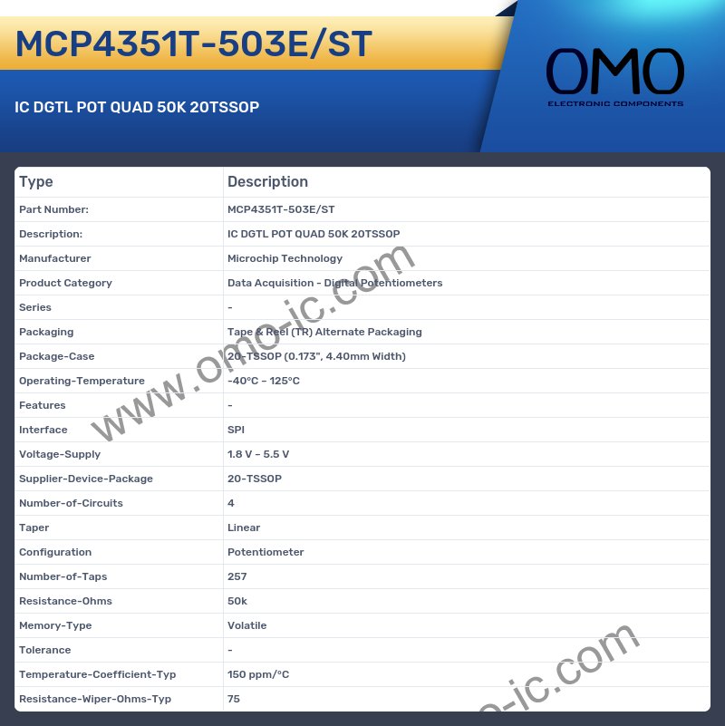 MCP4351T-503E/ST