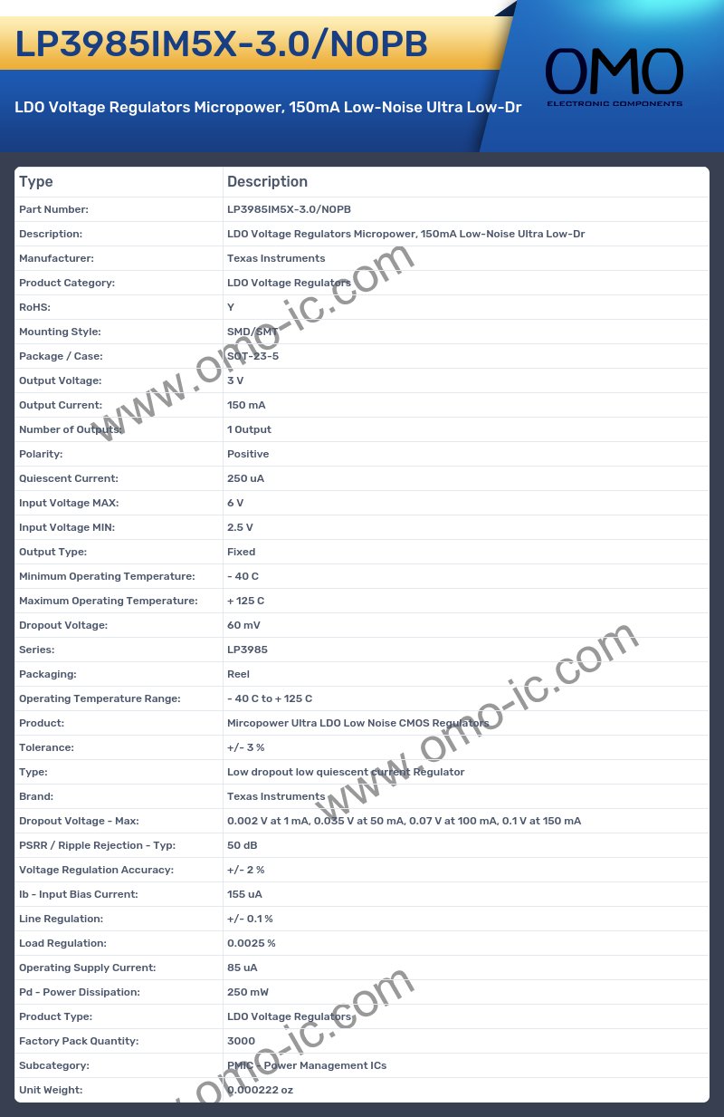 LP3985IM5X-3.0/NOPB