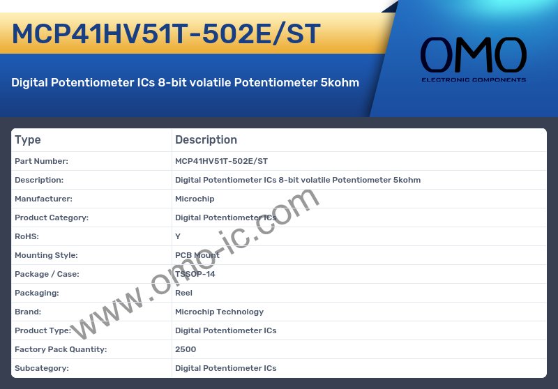 MCP41HV51T-502E/ST