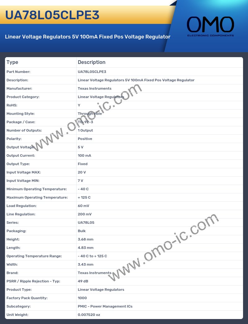 UA78L05CLPE3