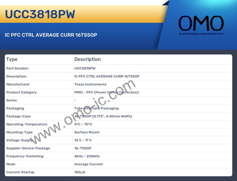 UCC3818PW