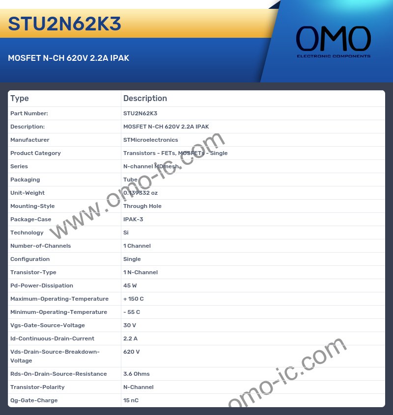 STU2N62K3