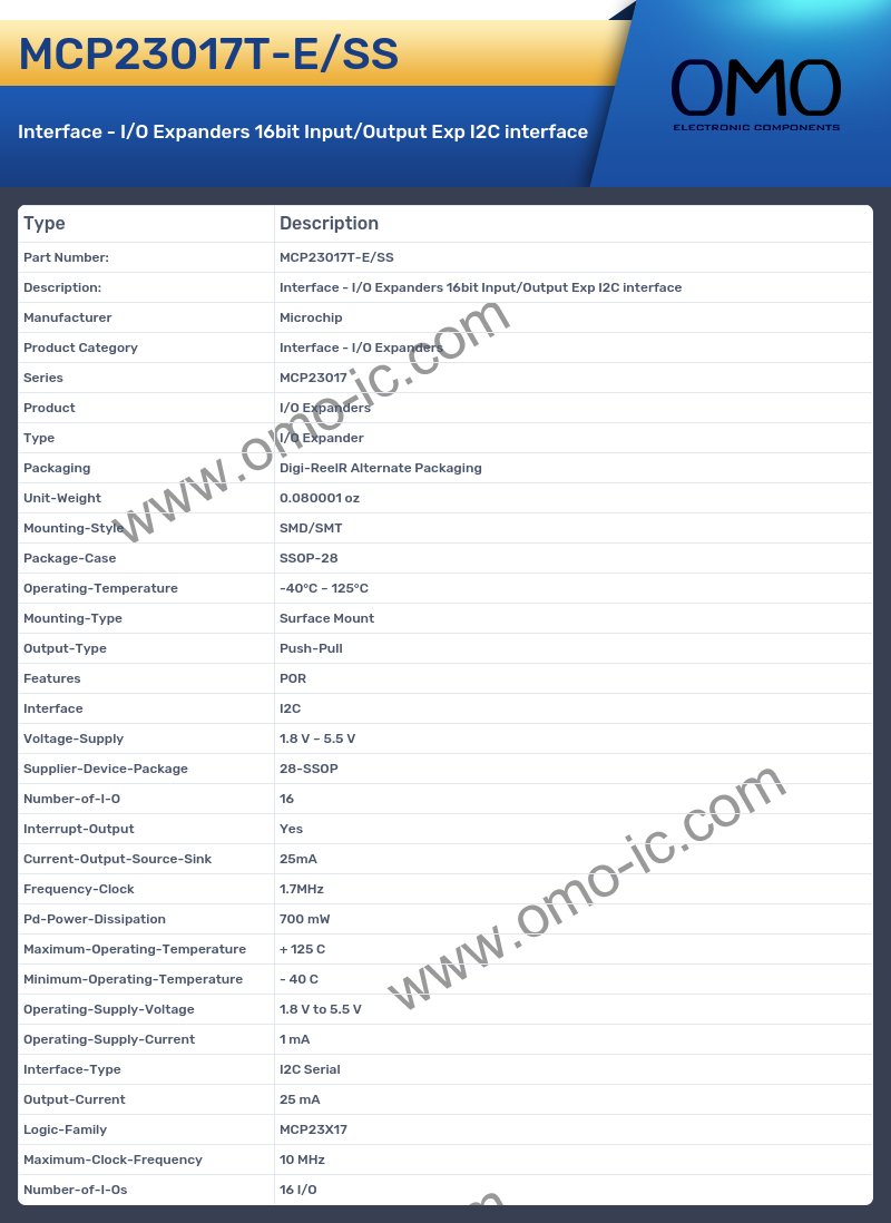 MCP23017T-E/SS