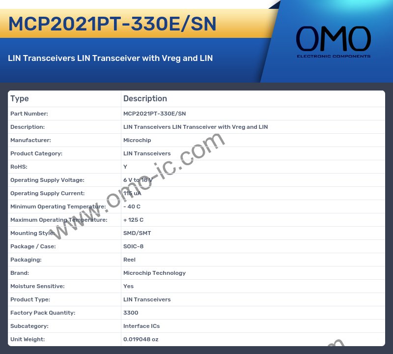 MCP2021PT-330E/SN