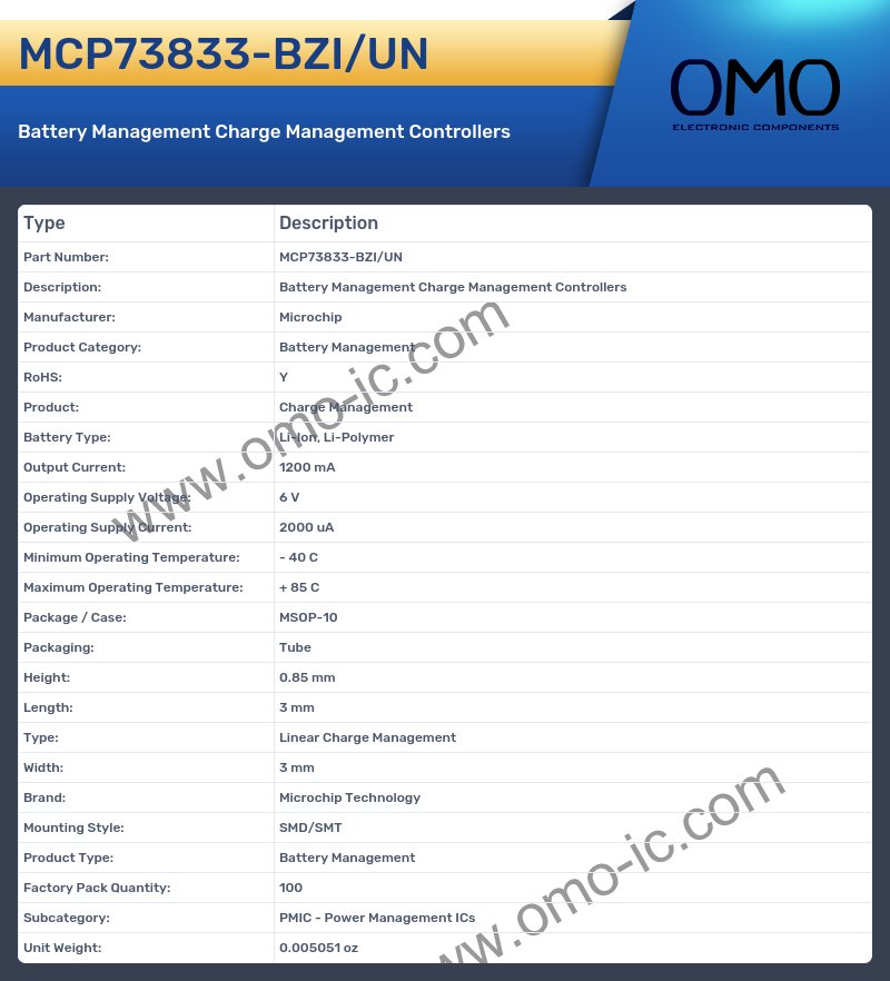 MCP73833-BZI/UN