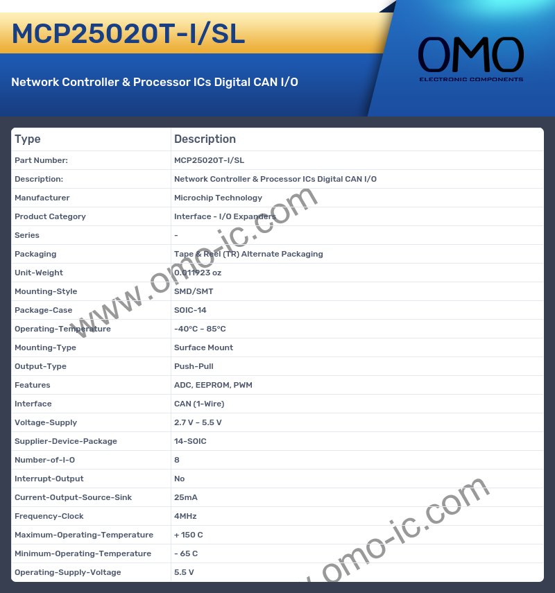 MCP25020T-I/SL