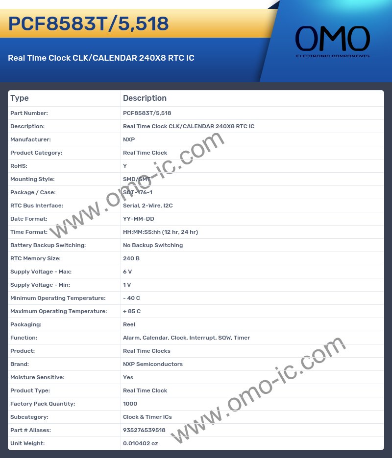 PCF8583T/5,518