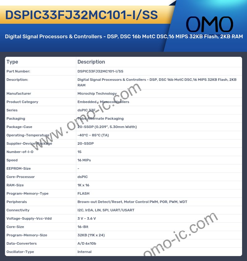 DSPIC33FJ32MC101-I/SS