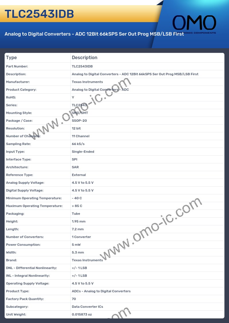 TLC2543IDB