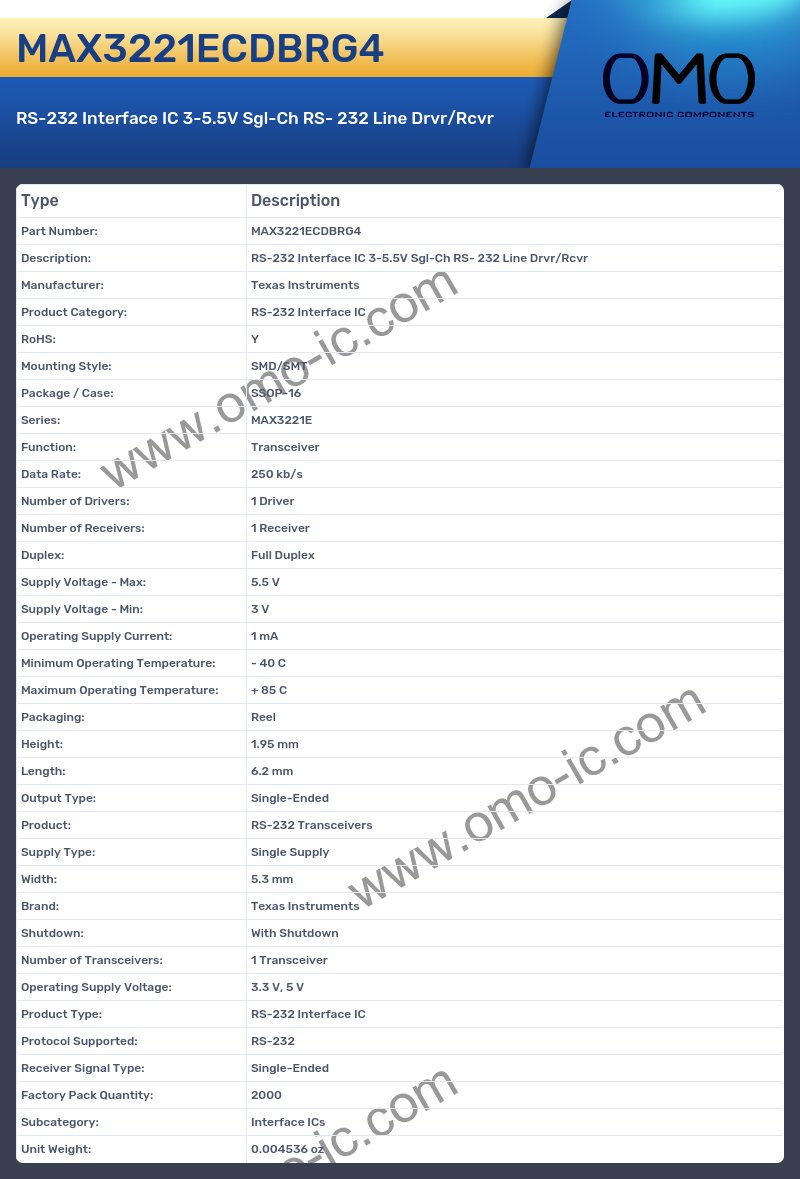MAX3221ECDBRG4
