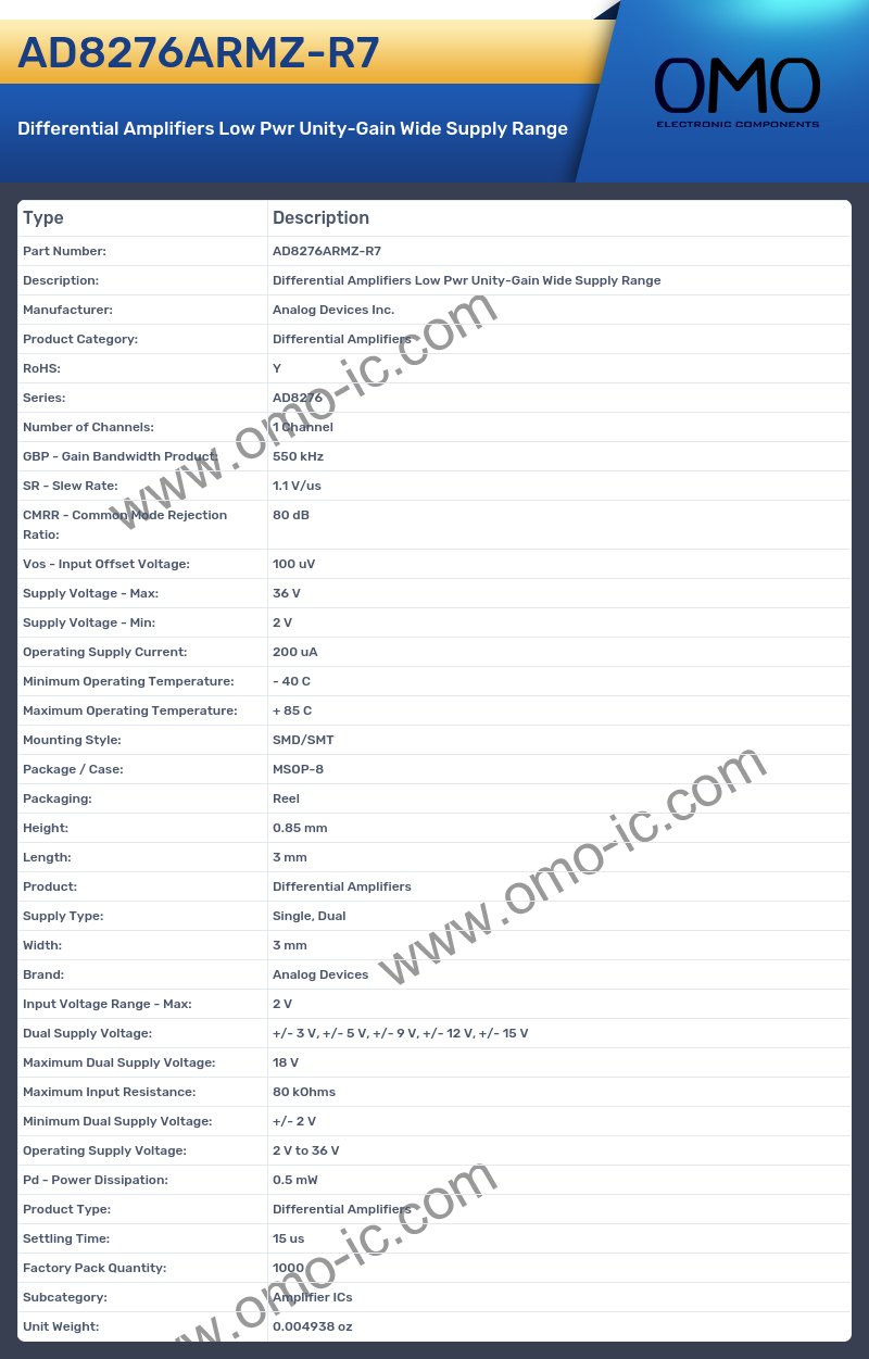 AD8276ARMZ-R7
