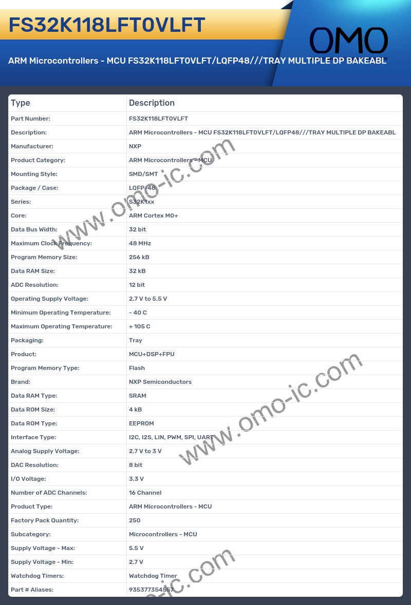 FS32K118LFT0VLFT