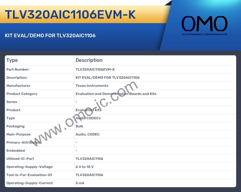 TLV320AIC1106EVM-K
