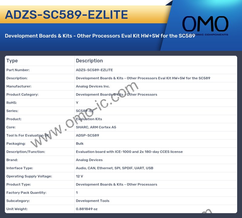 ADZS-SC589-EZLITE
