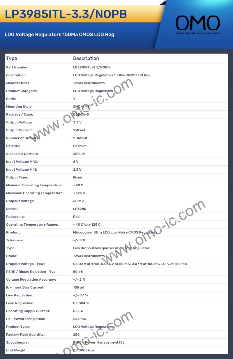 LP3985ITL-3.3/NOPB