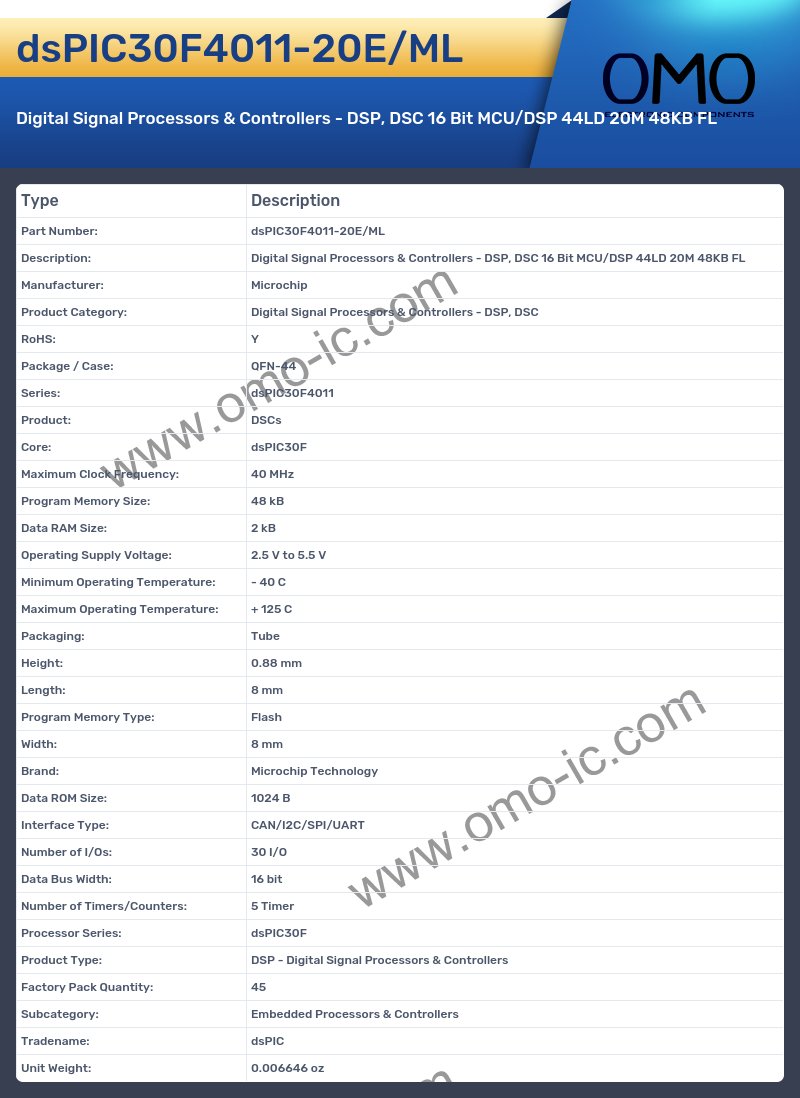 dsPIC30F4011-20E/ML