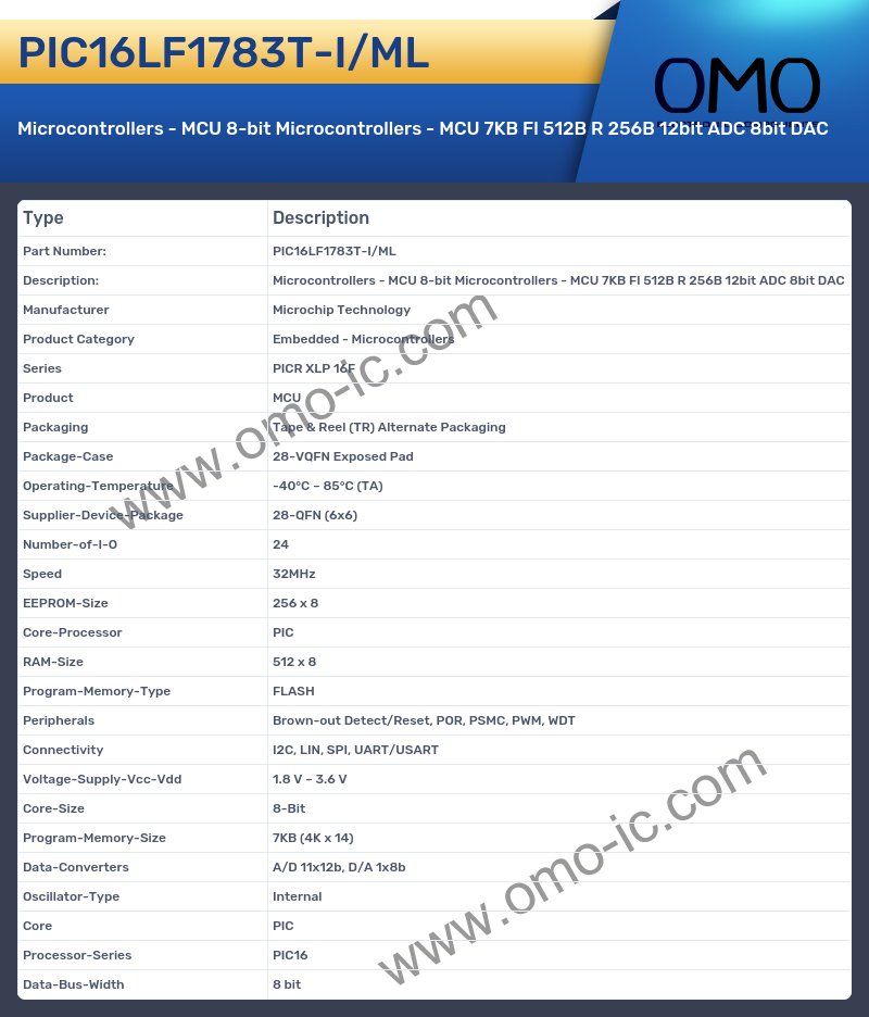 PIC16LF1783T-I/ML