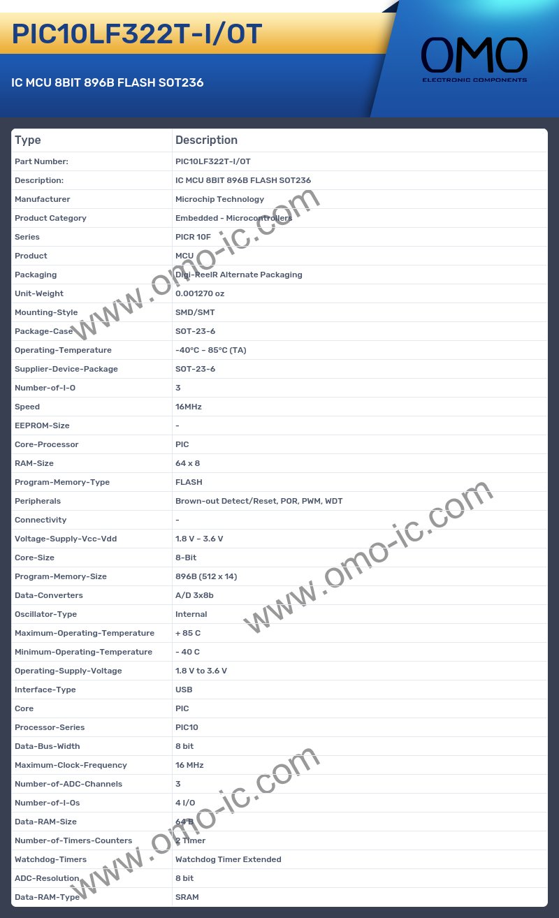 PIC10LF322T-I/OT