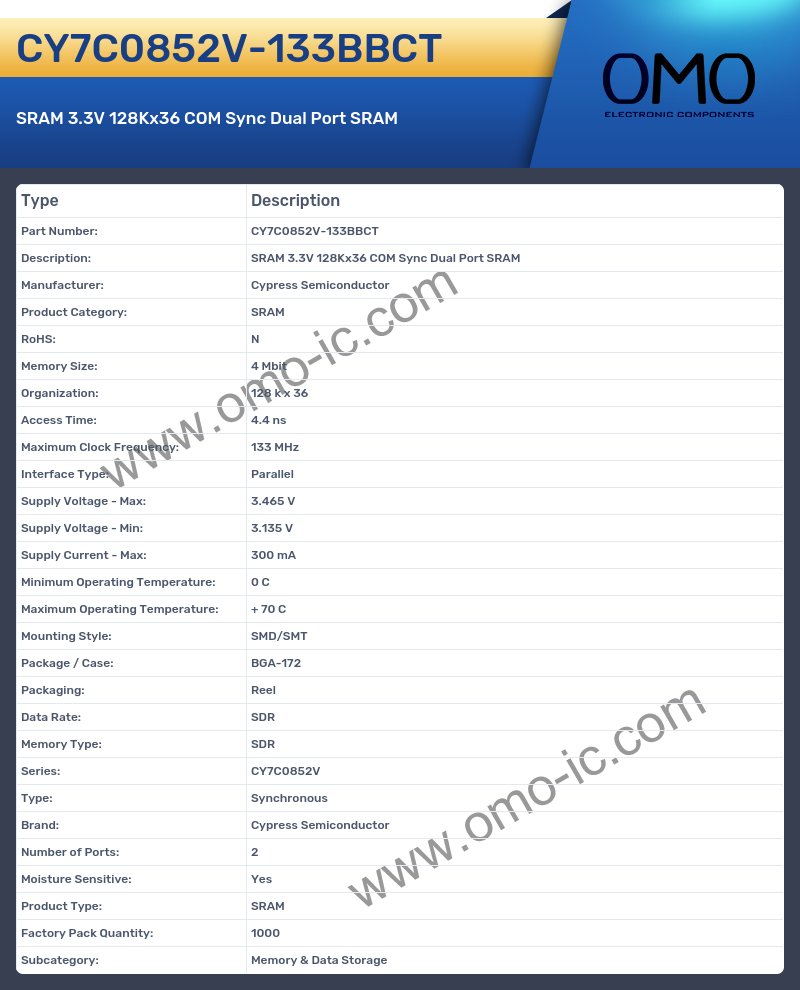 CY7C0852V-133BBCT