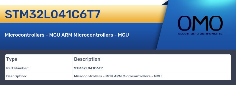 STM32L041C6T7