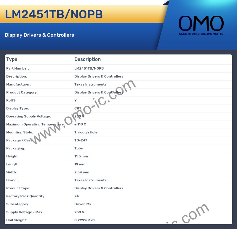 LM2451TB/NOPB