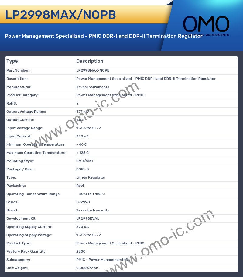 LP2998MAX/NOPB