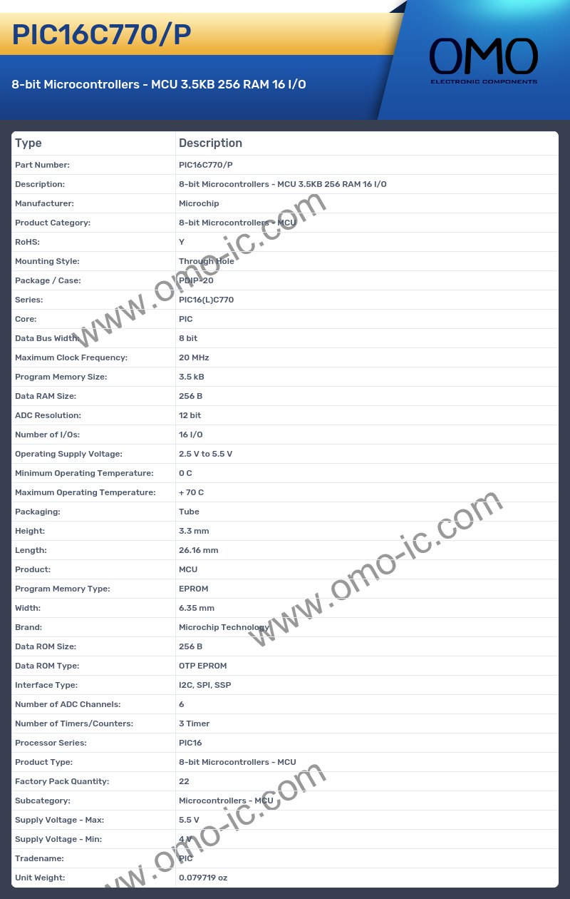 PIC16C770/P
