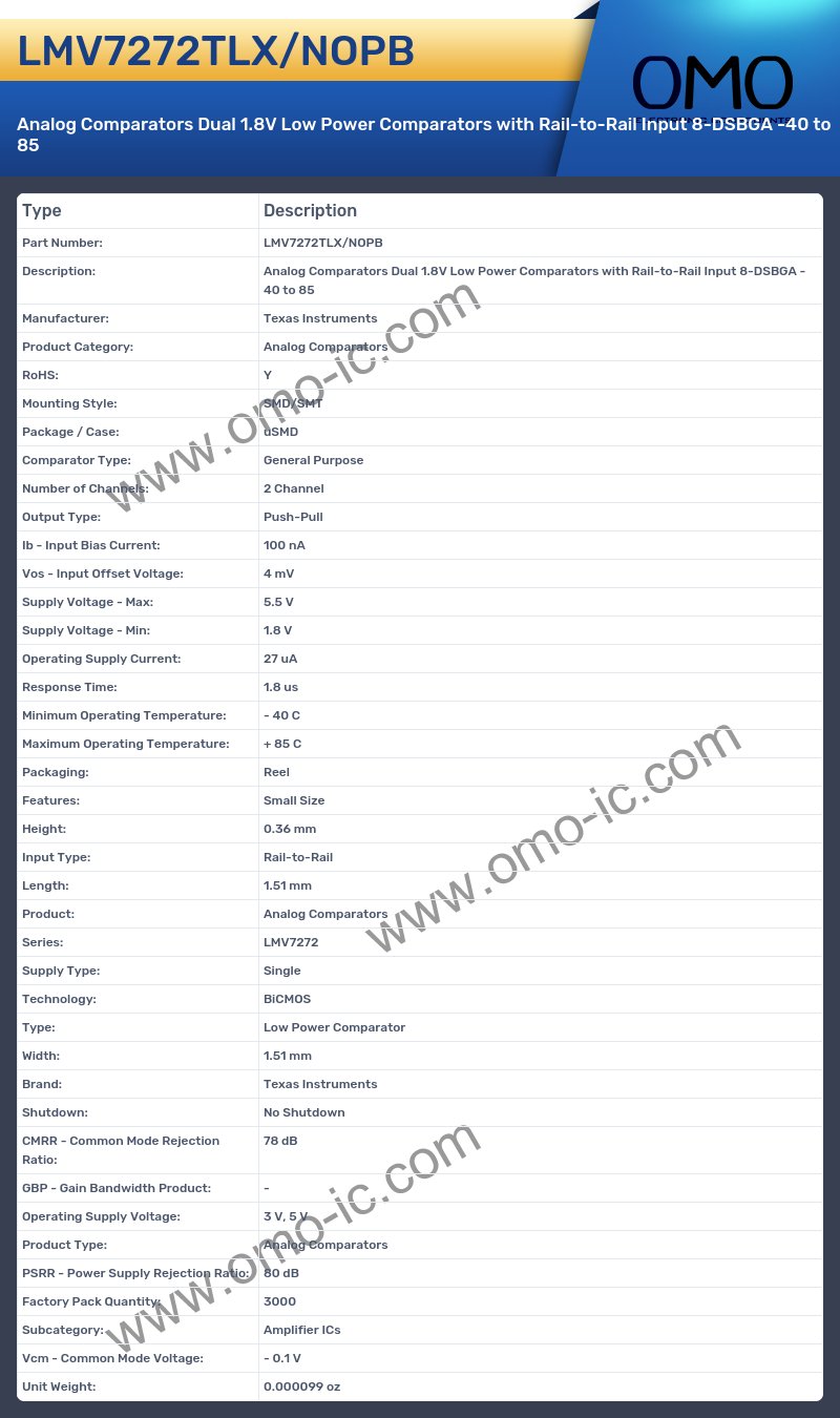 LMV7272TLX/NOPB