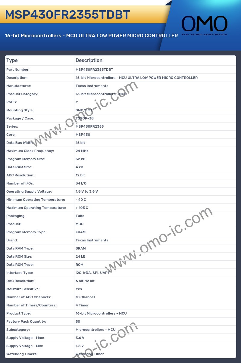 MSP430FR2355TDBT