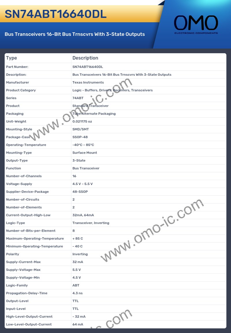 SN74ABT16640DL