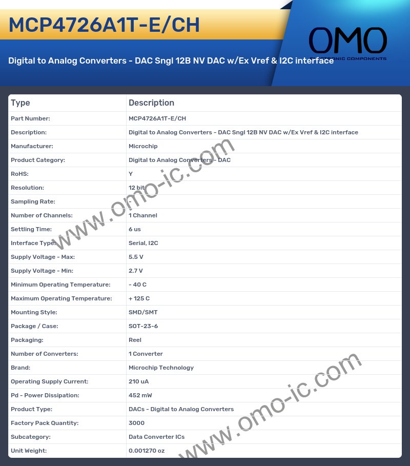 MCP4726A1T-E/CH