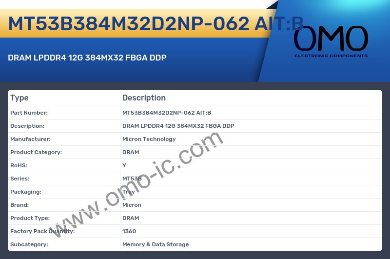 MT53B384M32D2NP-062 AIT:B