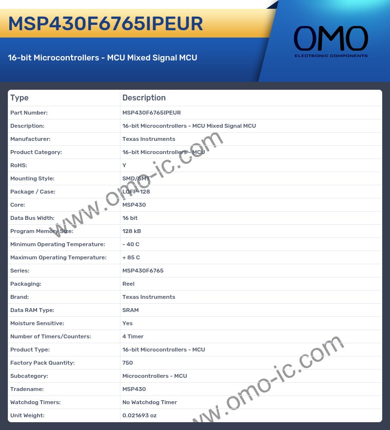 MSP430F6765IPEUR