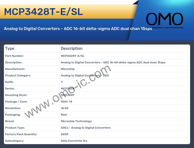 MCP3428T-E/SL