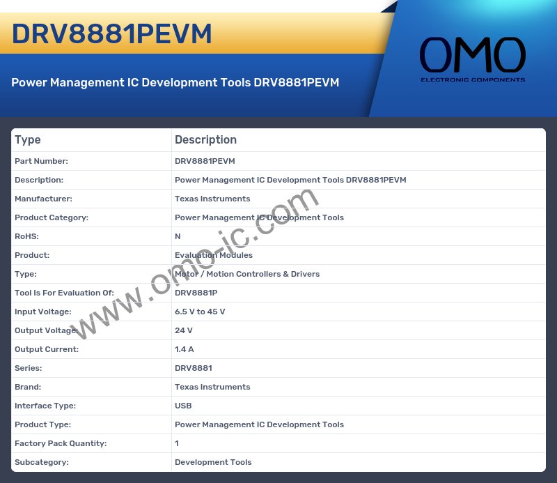 DRV8881PEVM