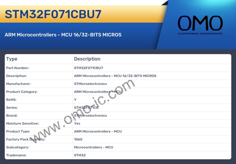 STM32F071CBU7