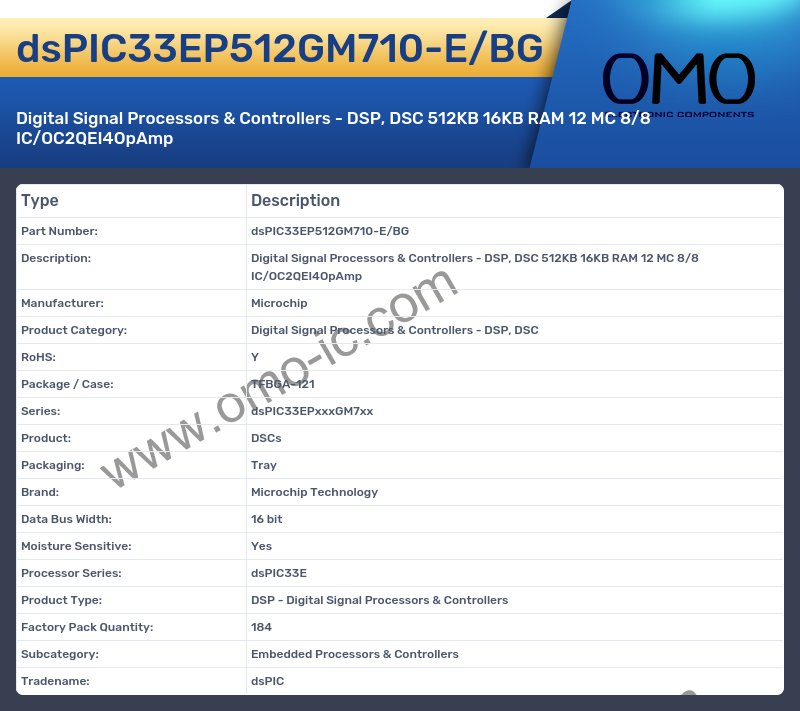 dsPIC33EP512GM710-E/BG
