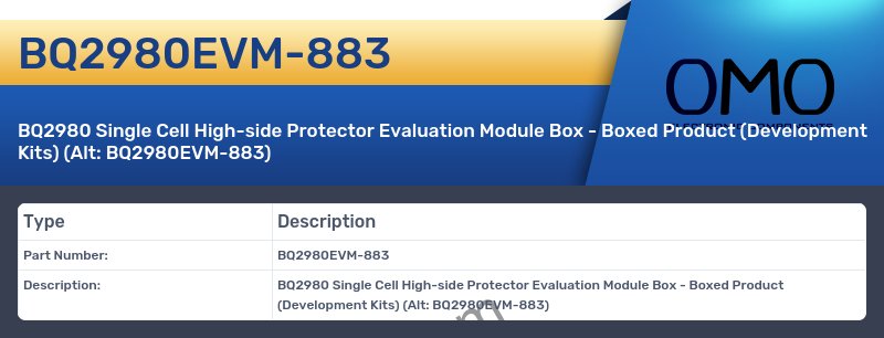 BQ2980EVM-883