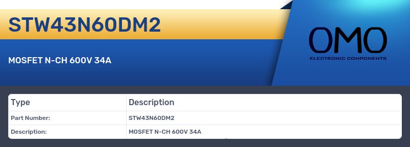 STW43N60DM2